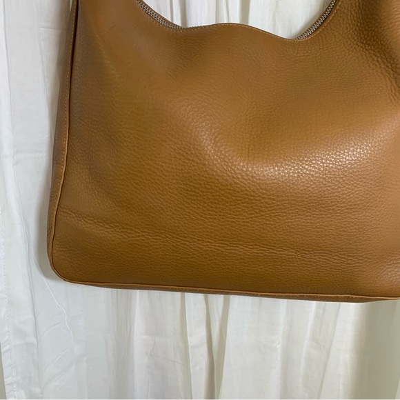 BAGGU‎ Deadstock Caramel Leather Shoulder Bag Brand New - Picture 6 of 12